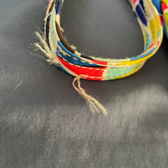 Kate Spade Geometric Print Crossbody Fabric Satchel - Picture 4 of 4